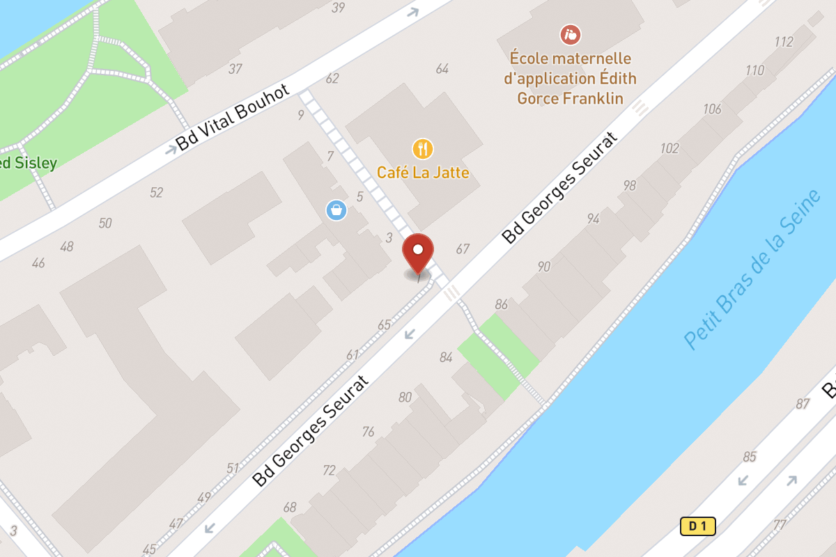 Plan de situation — 1 Allee des Impressionnistes