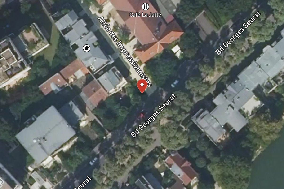 Vue satellite — 1 Allee des Impressionnistes