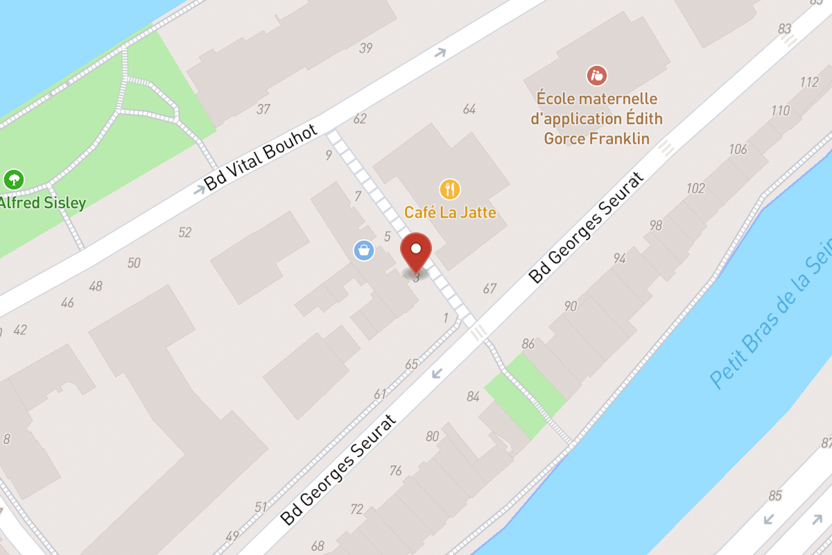 Plan de situation — 3 Allee des Impressionnistes