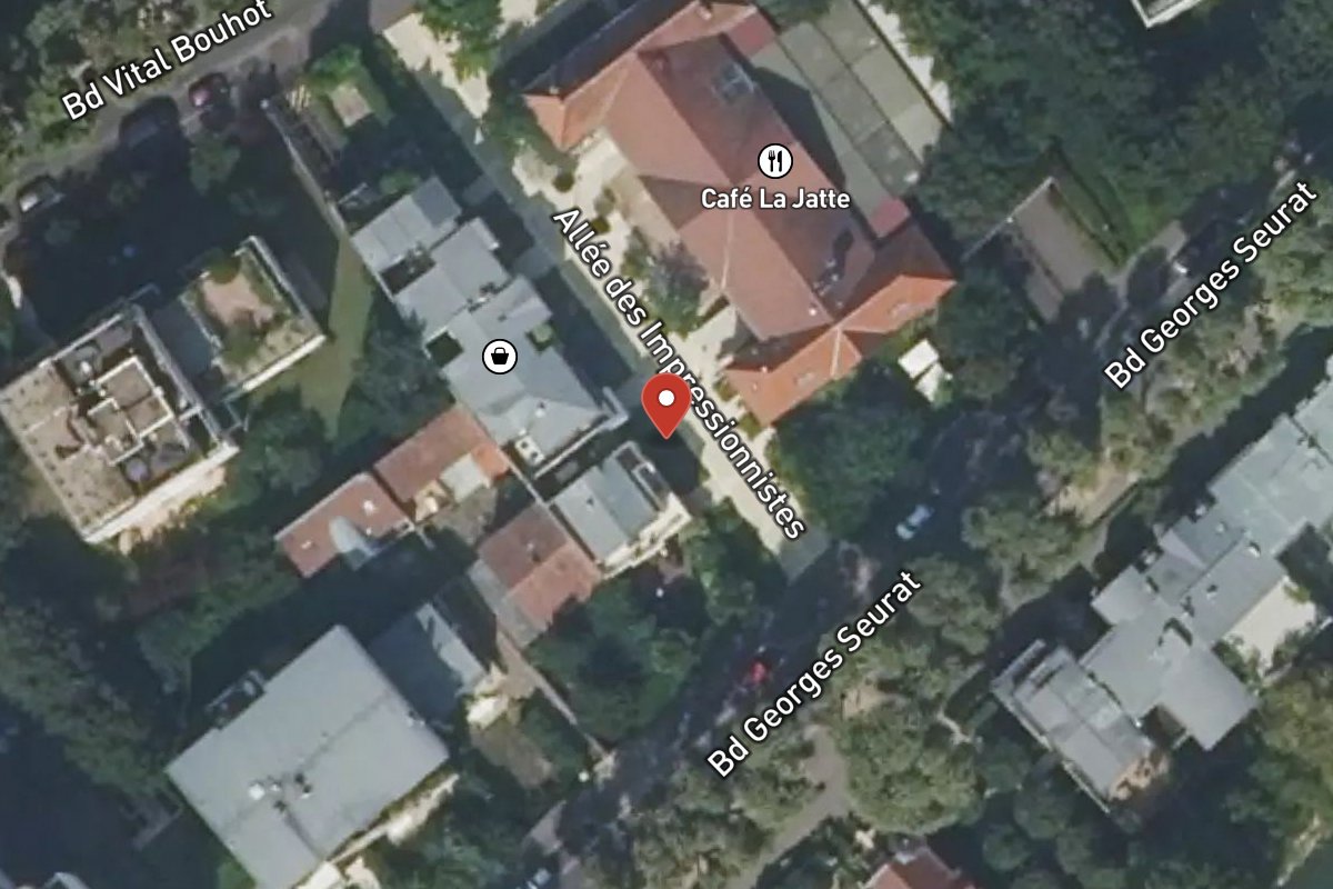 Vue satellite — 3 Allee des Impressionnistes