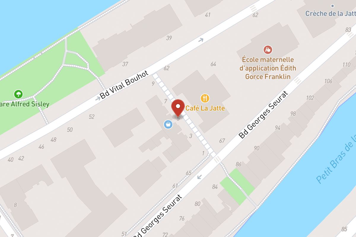 Plan de situation — 5 Allee des Impressionnistes
