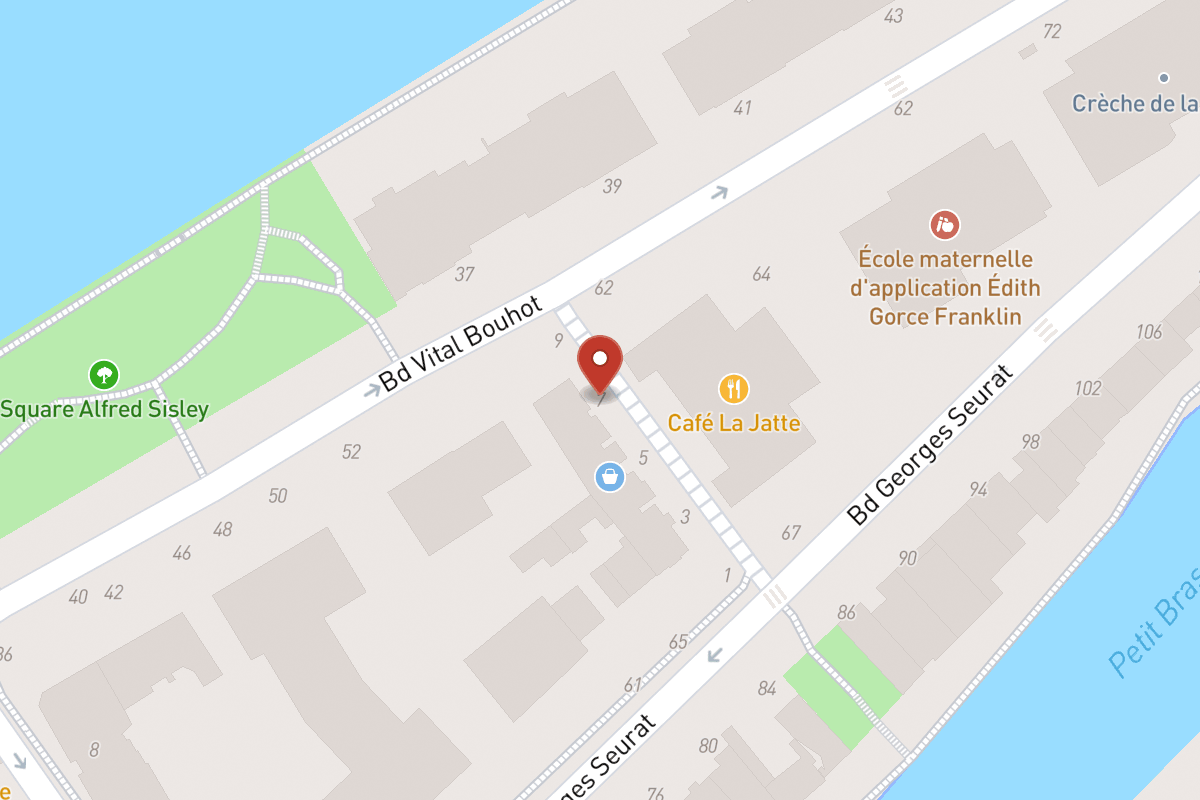 Plan de situation — 7 Allee des Impressionnistes