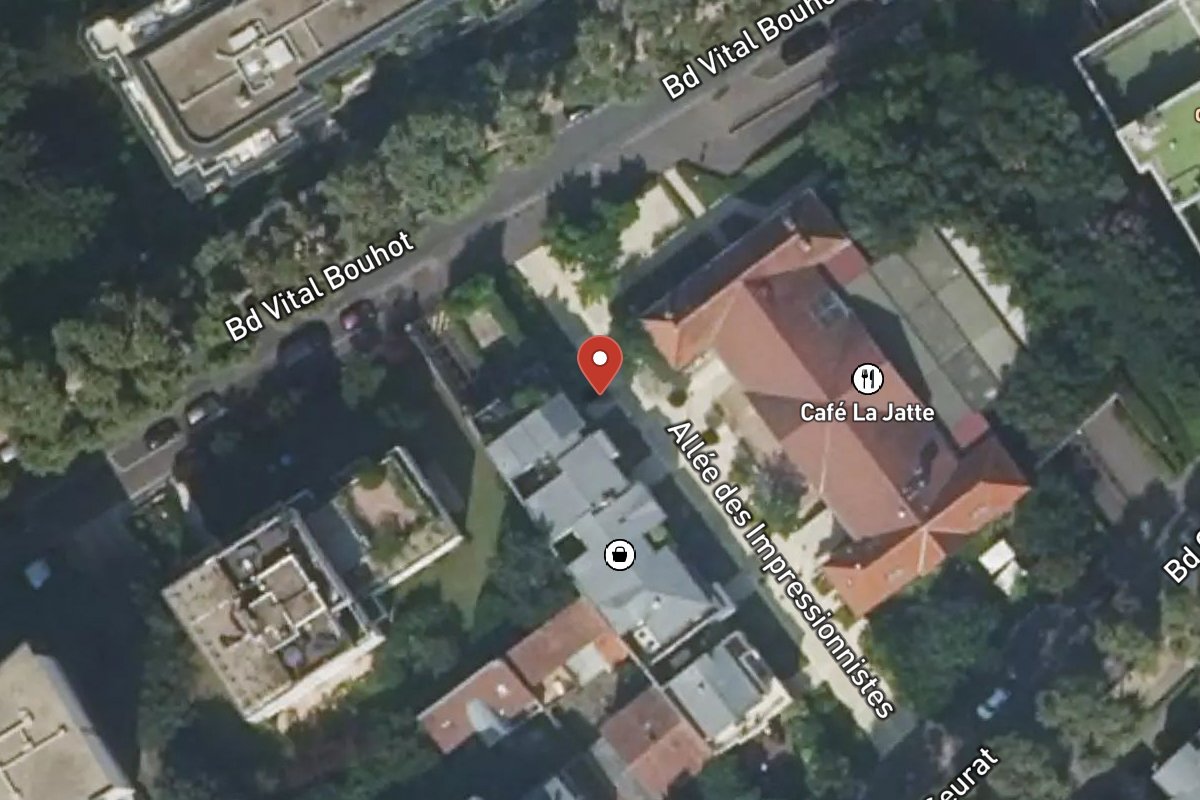 Vue satellite — 7 Allee des Impressionnistes