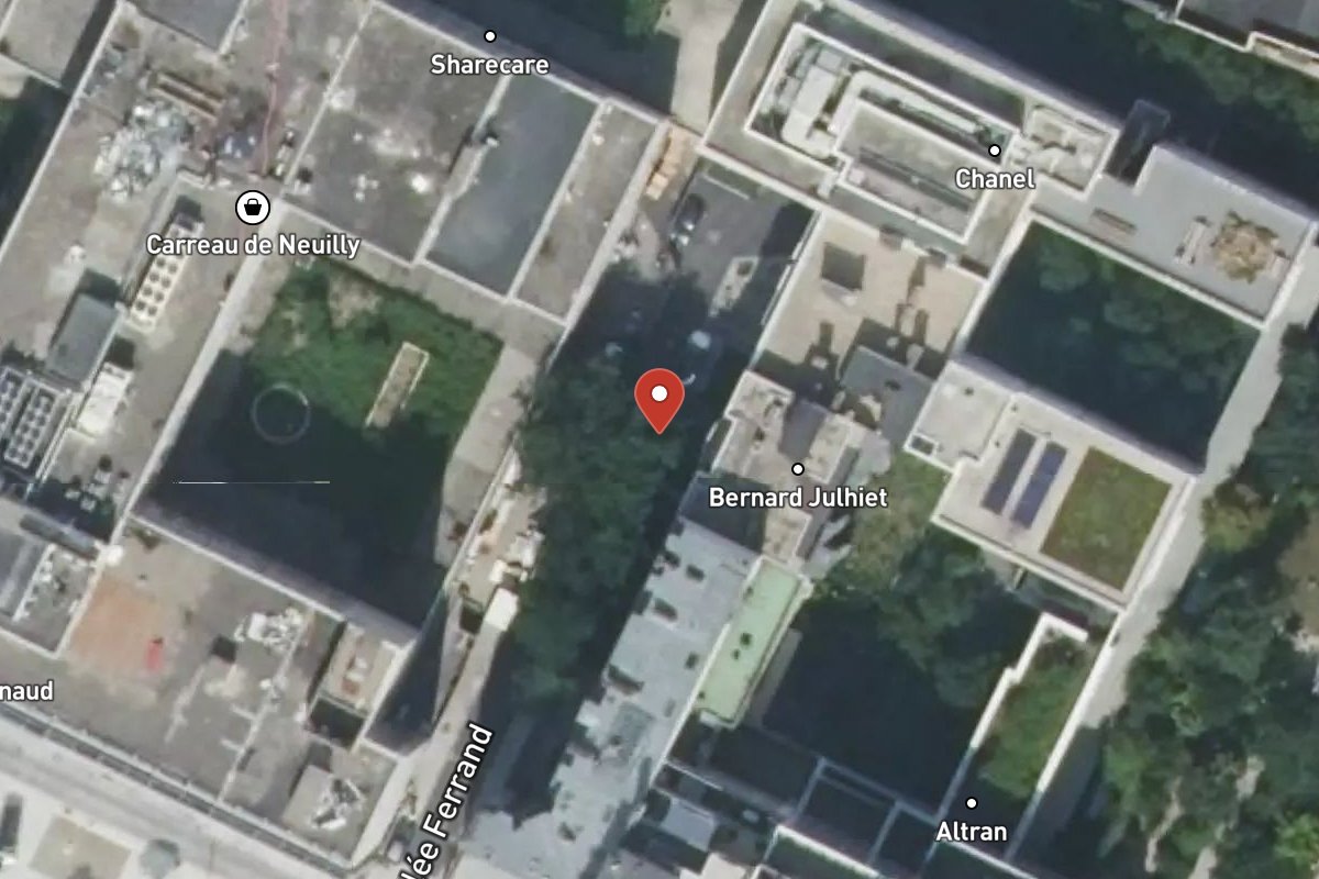 Vue satellite — 4 Allee Ferrand