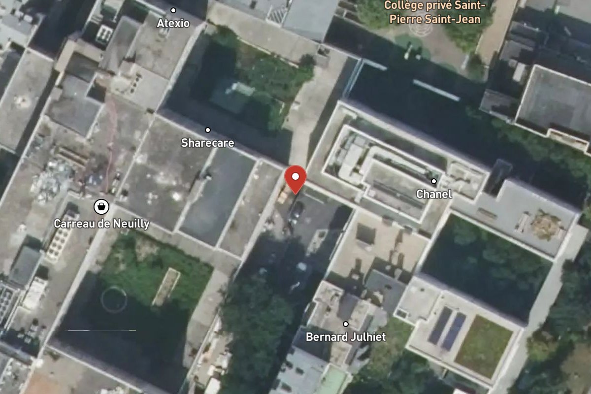 Vue satellite — 5 Allee Ferrand