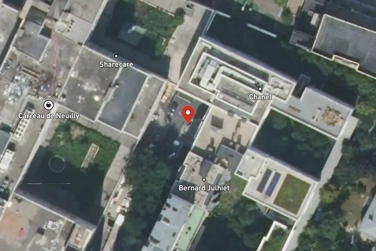 Vue satellite — 6 Allee Ferrand