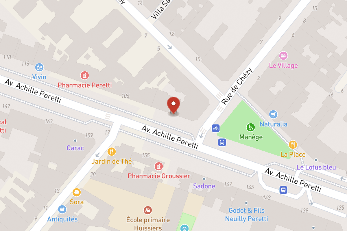 Plan de situation — 102 Avenue Achille Peretti