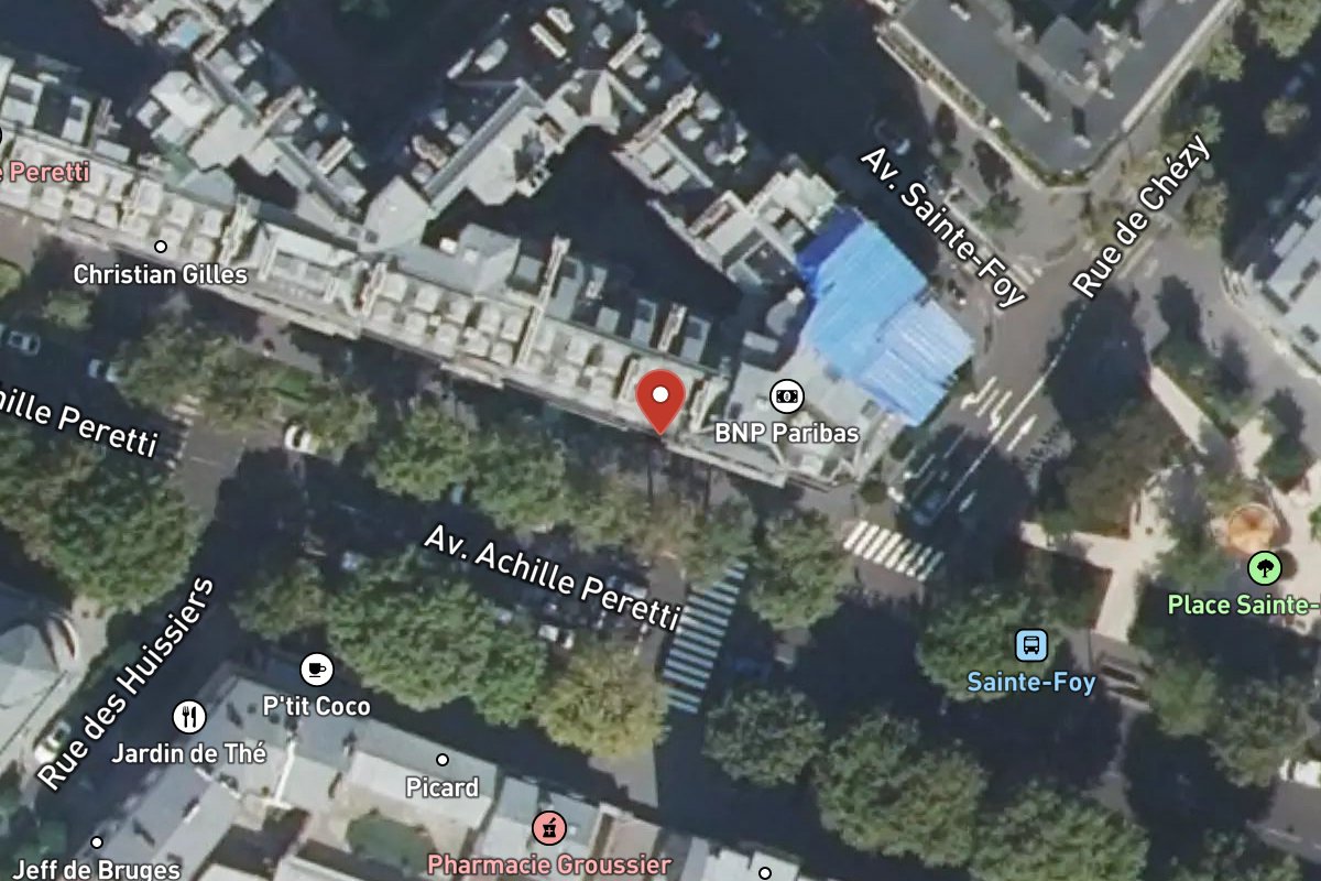Vue satellite — 102 Avenue Achille Peretti