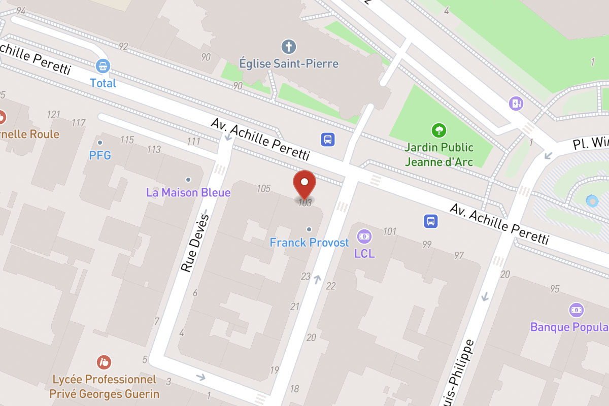 Plan de situation — 103 Avenue Achille Peretti