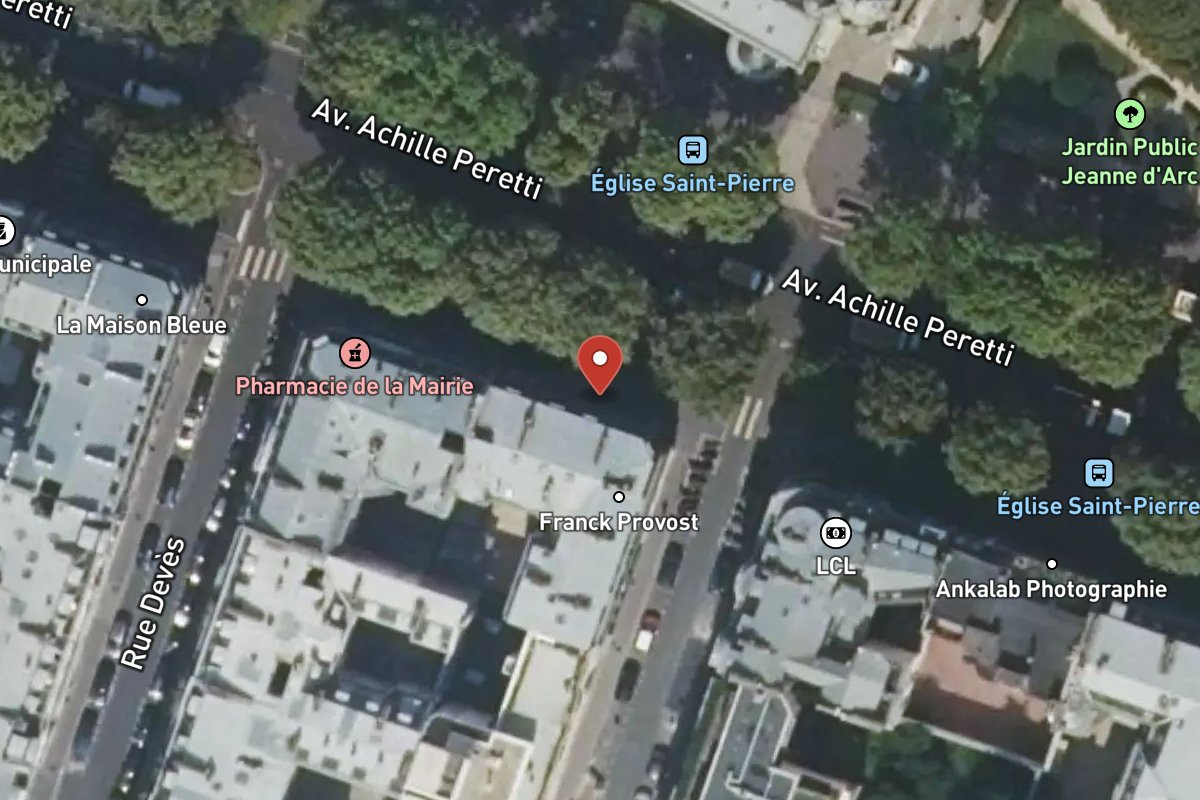 Vue satellite — 103 Avenue Achille Peretti