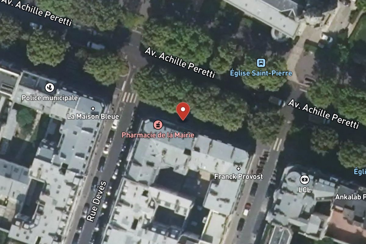 Vue satellite — 105 Avenue Achille Peretti