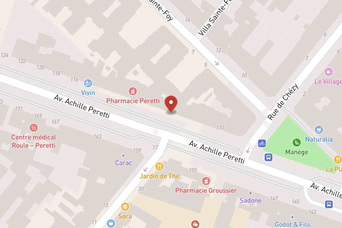 Plan de situation — 106 Avenue Achille Peretti
