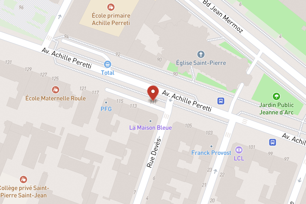 Plan de situation — 111 Avenue Achille Peretti