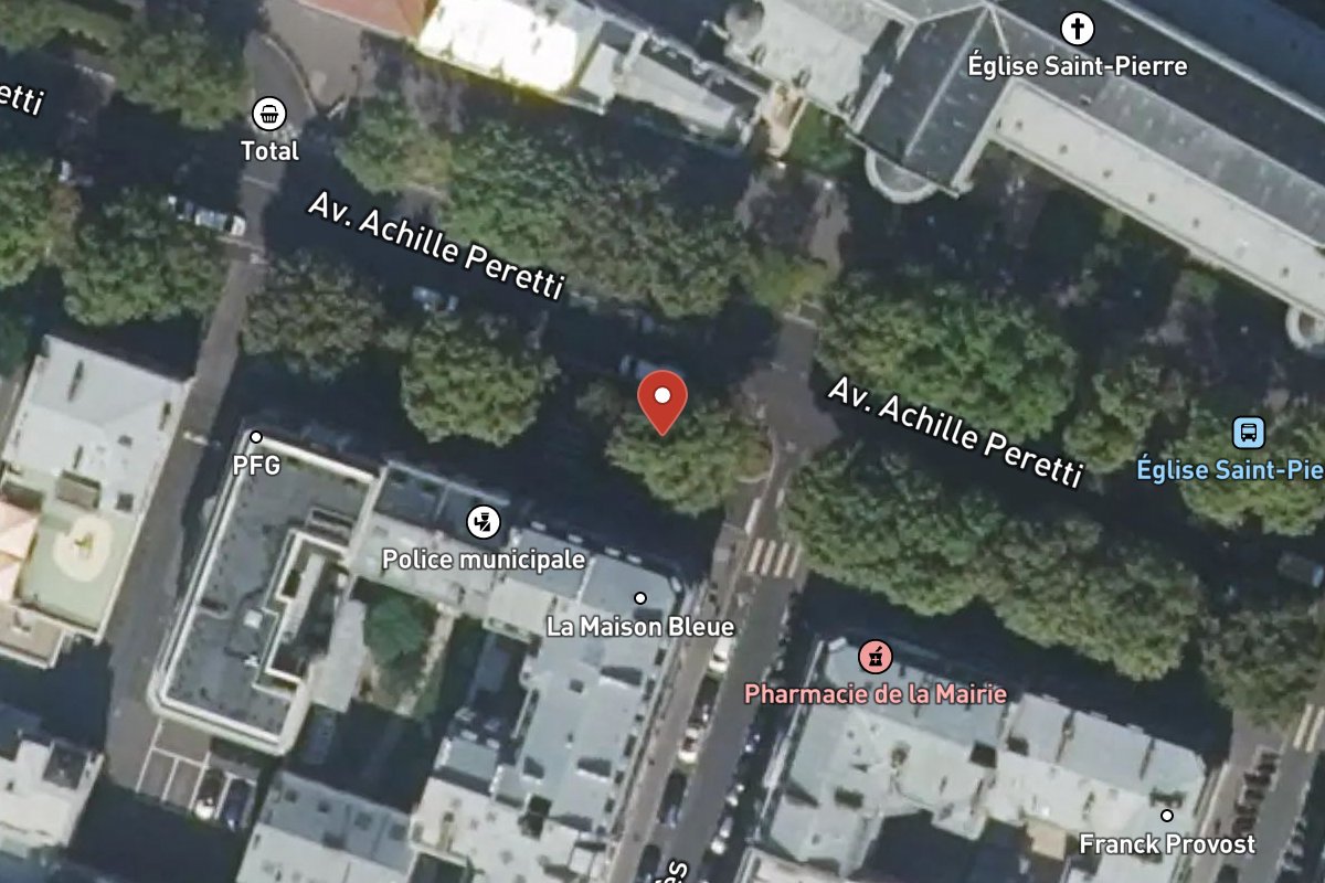 Vue satellite — 111 Avenue Achille Peretti