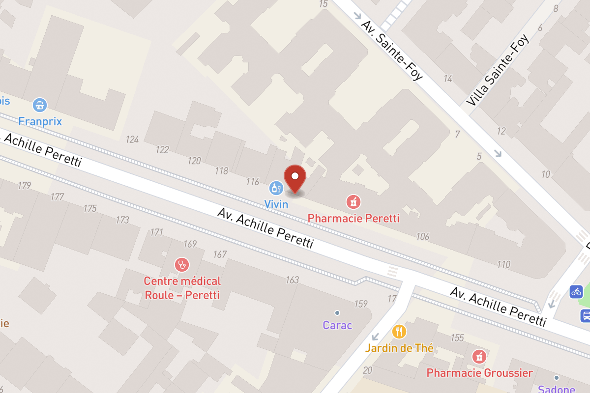 Plan de situation — 112 Avenue Achille Peretti