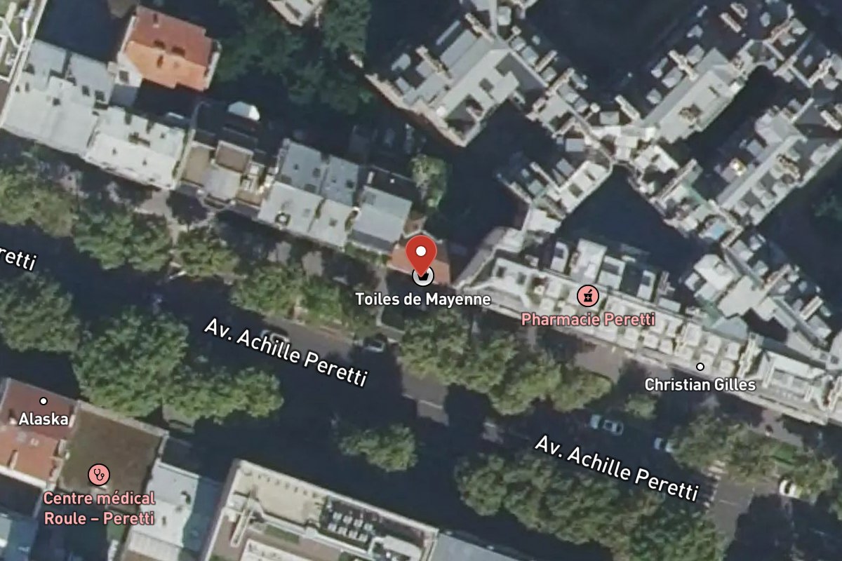 Vue satellite — 112 Avenue Achille Peretti