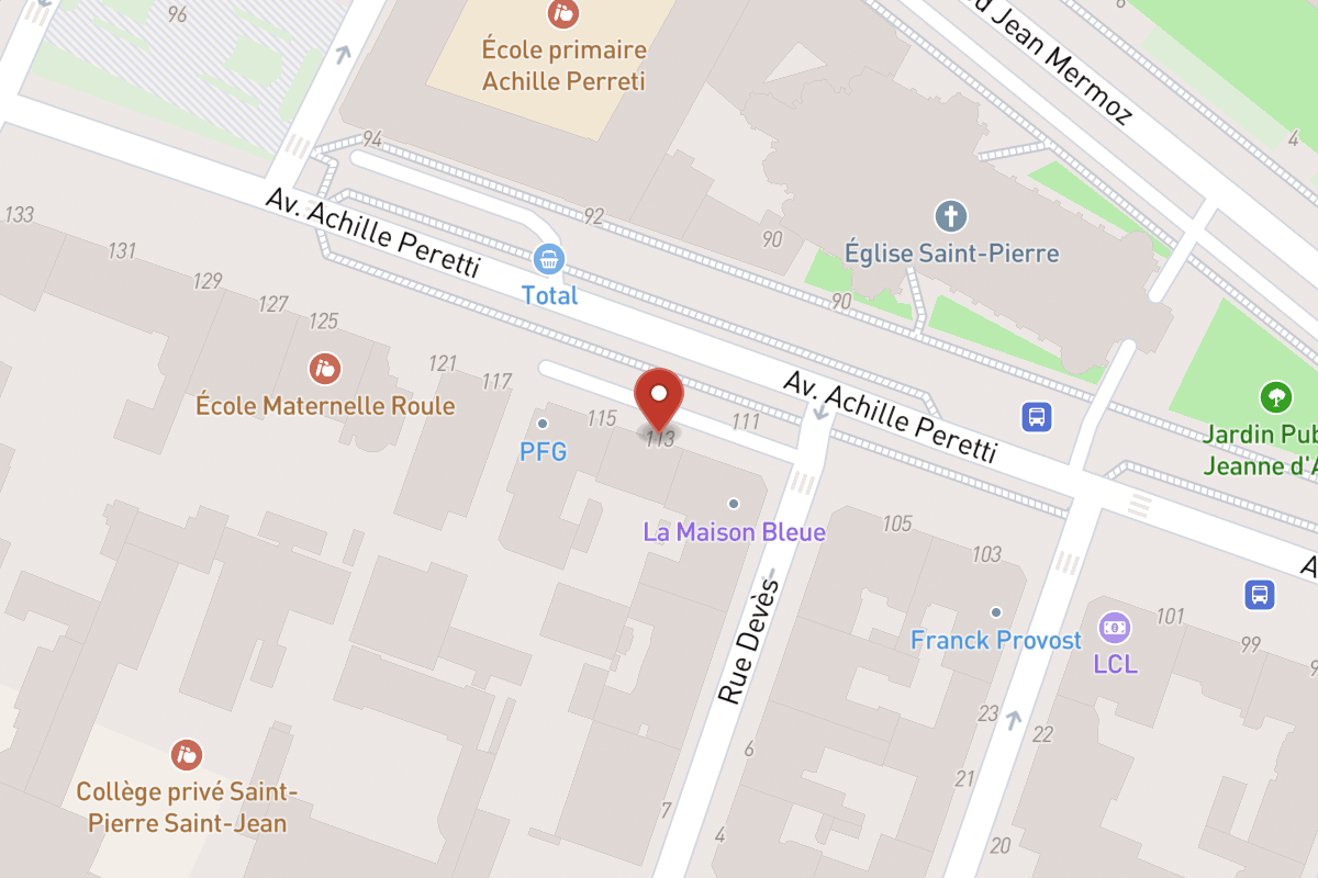 Plan de situation — 113 Avenue Achille Peretti
