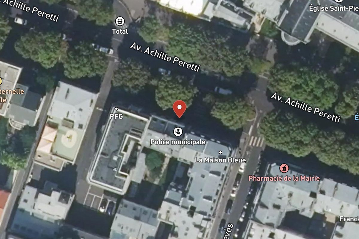 Vue satellite — 113 Avenue Achille Peretti