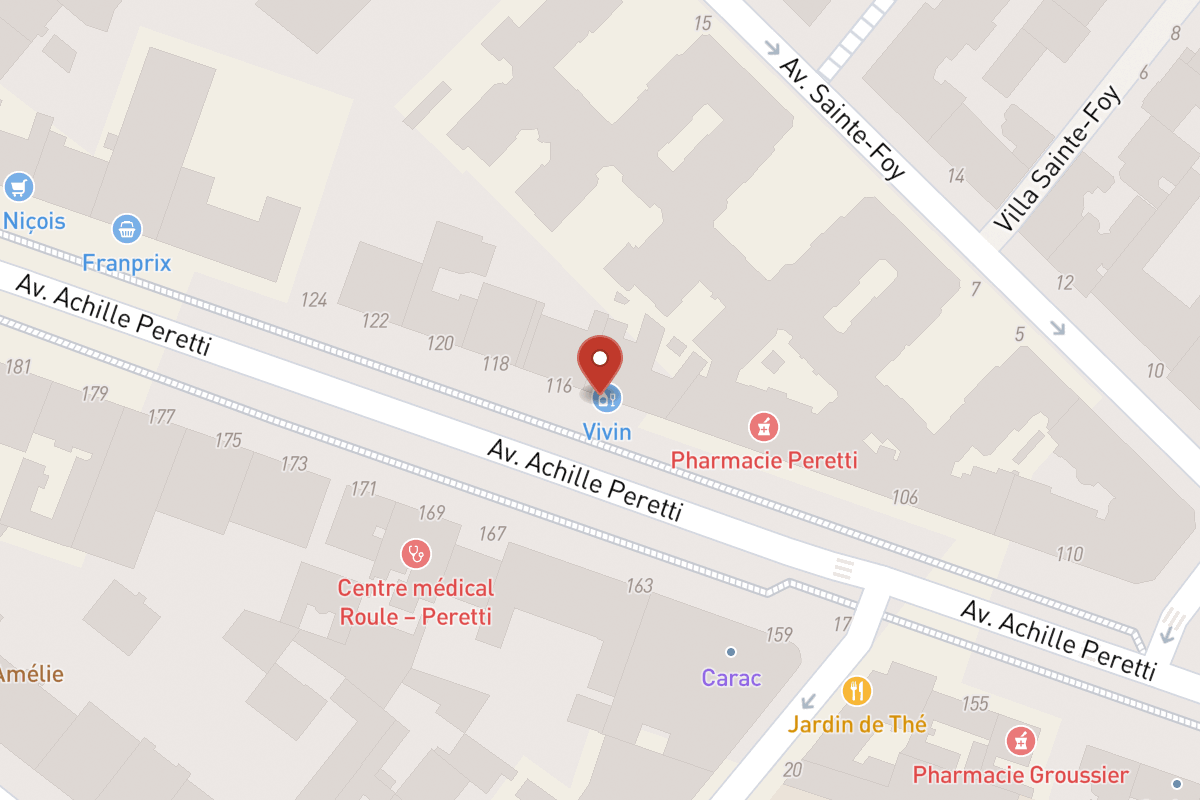 Plan de situation — 114 Avenue Achille Peretti