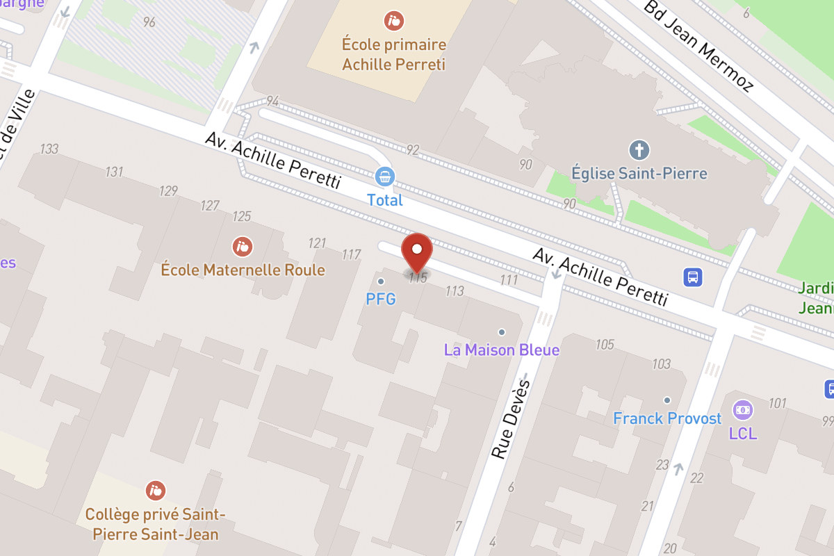 Plan de situation — 115 Avenue Achille Peretti