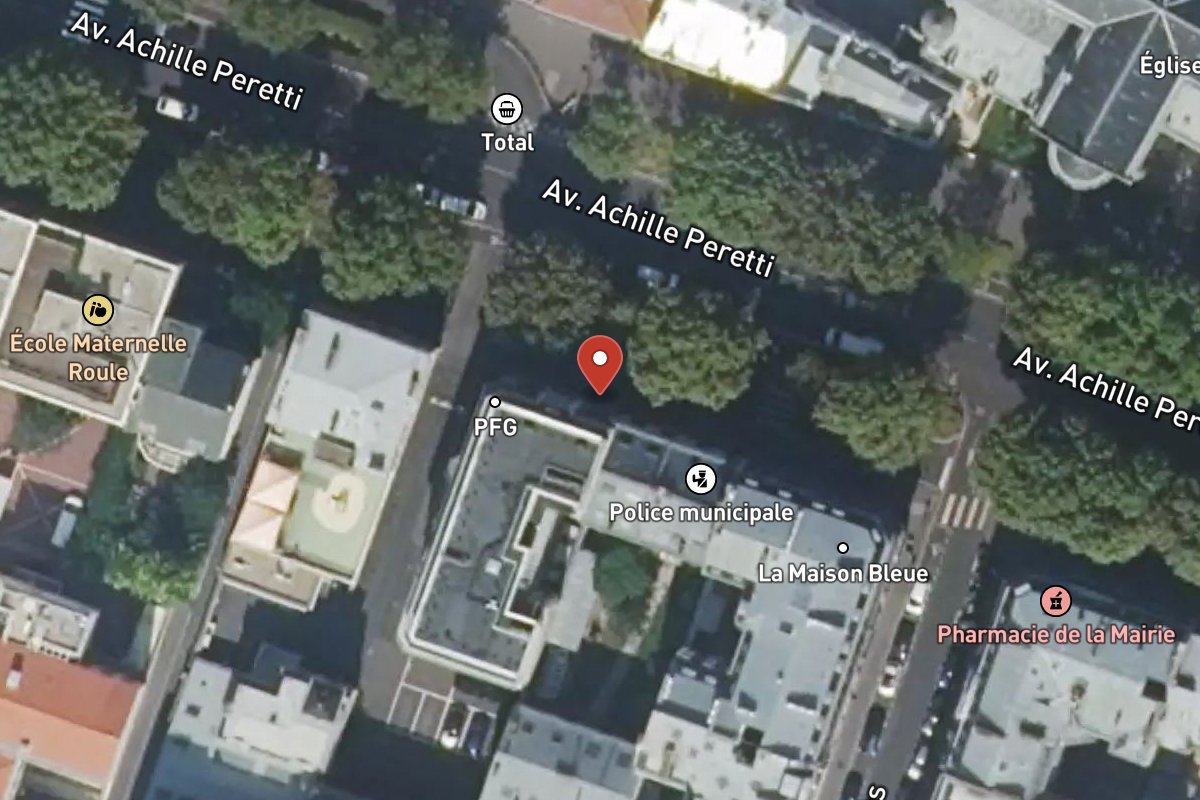 Vue satellite — 115 Avenue Achille Peretti