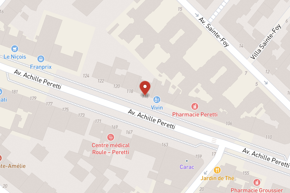 Plan de situation — 116 Avenue Achille Peretti