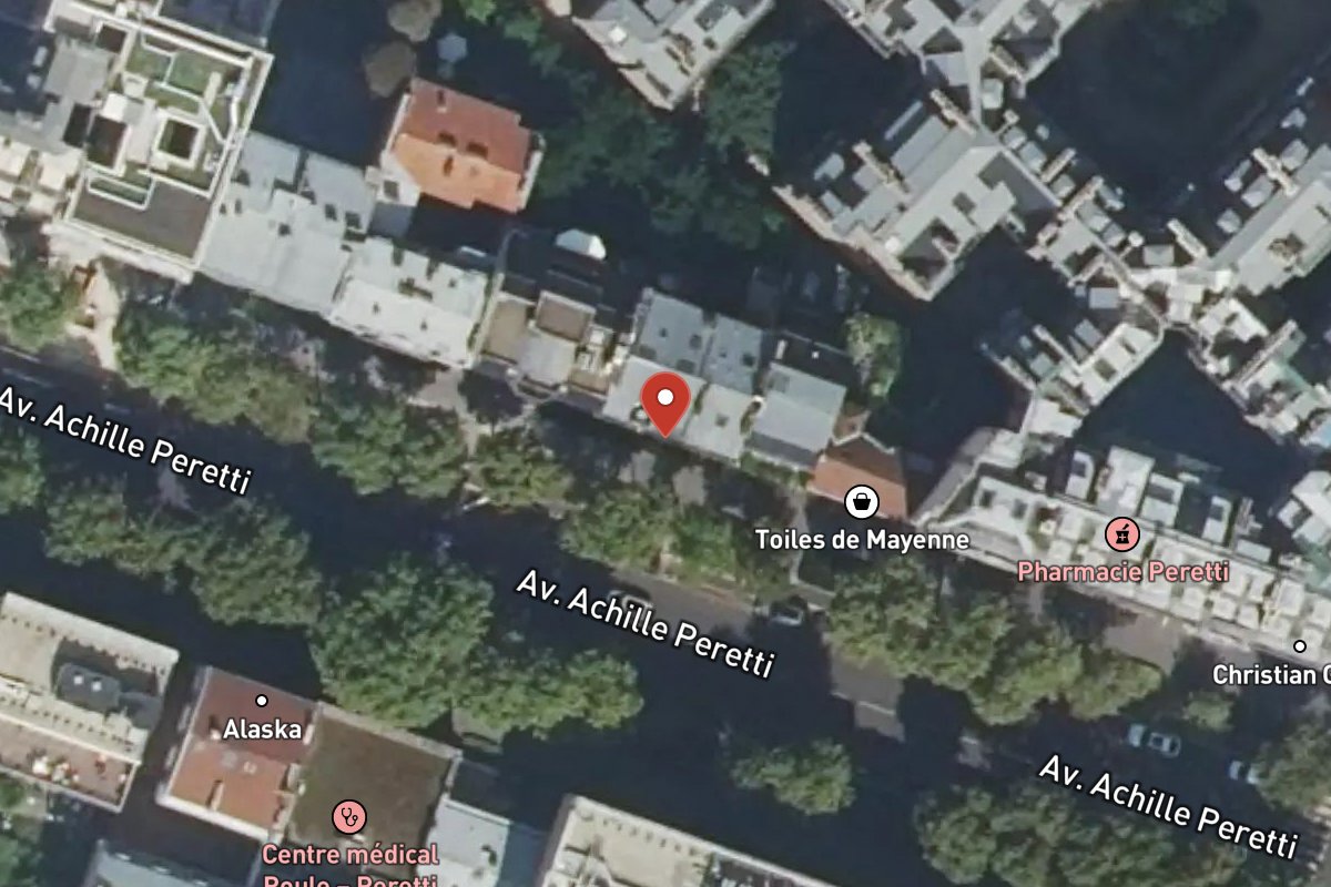 Vue satellite — 116 Avenue Achille Peretti