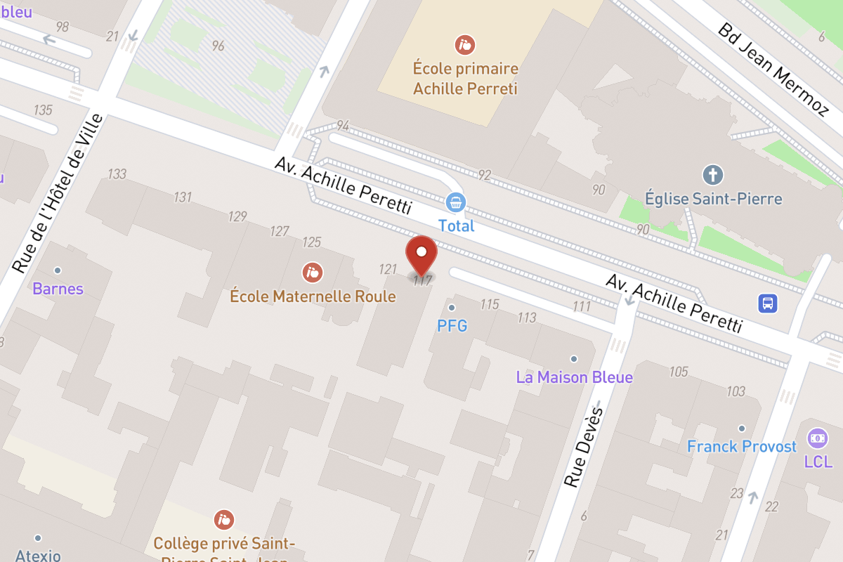Plan de situation — 117 Avenue Achille Peretti