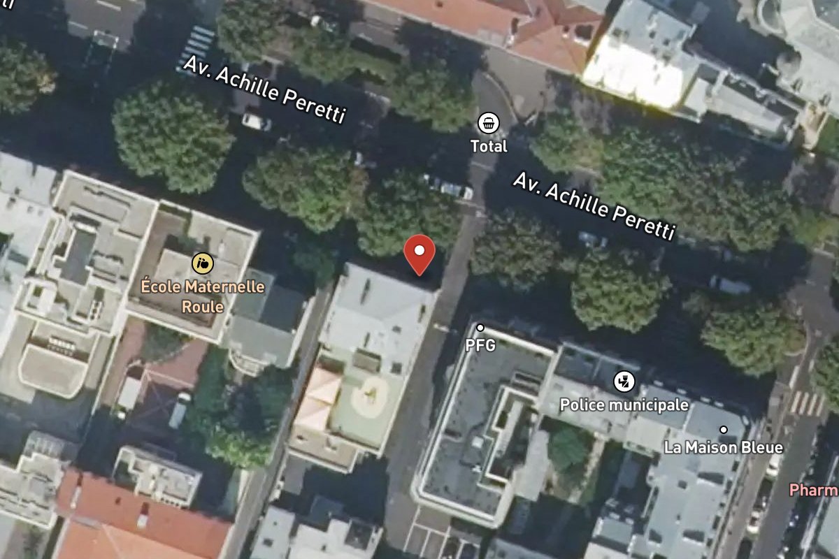 Vue satellite — 117 Avenue Achille Peretti