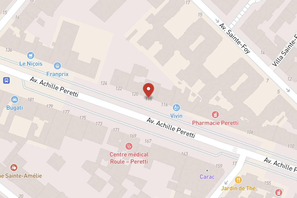 Plan de situation — 118 Avenue Achille Peretti