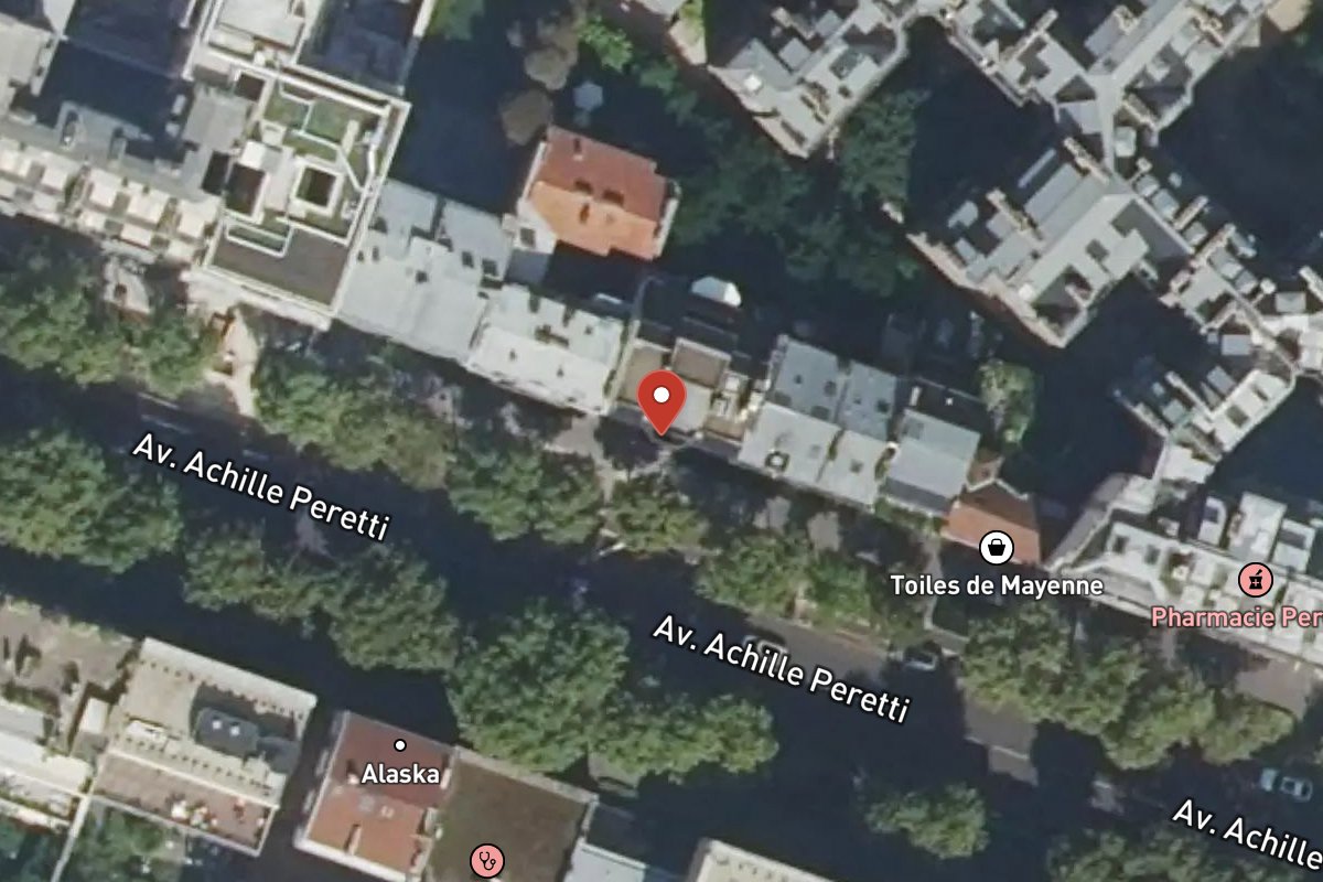 Vue satellite — 118 Avenue Achille Peretti