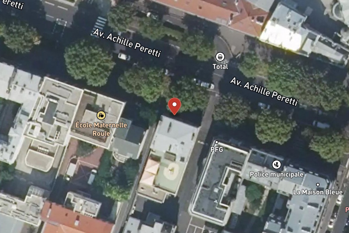 Vue satellite — 119 Avenue Achille Peretti