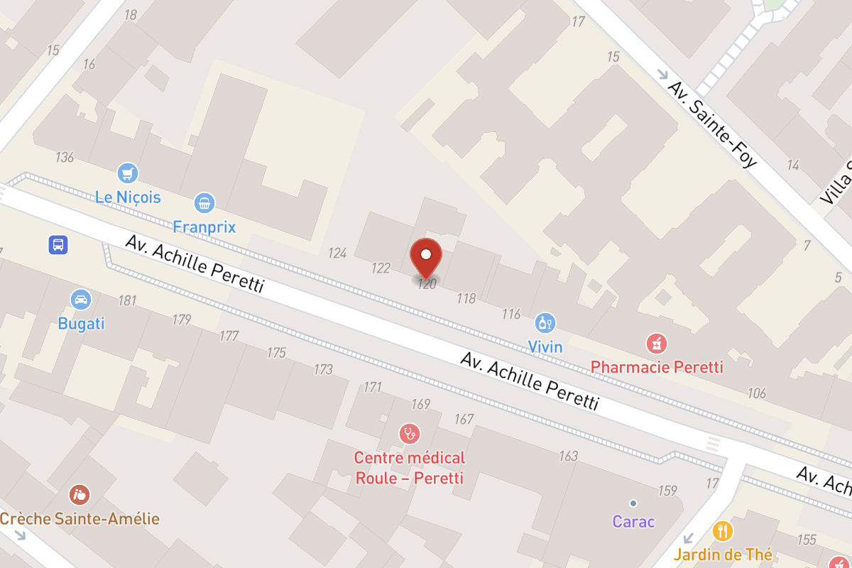 Plan de situation — 120 Avenue Achille Peretti