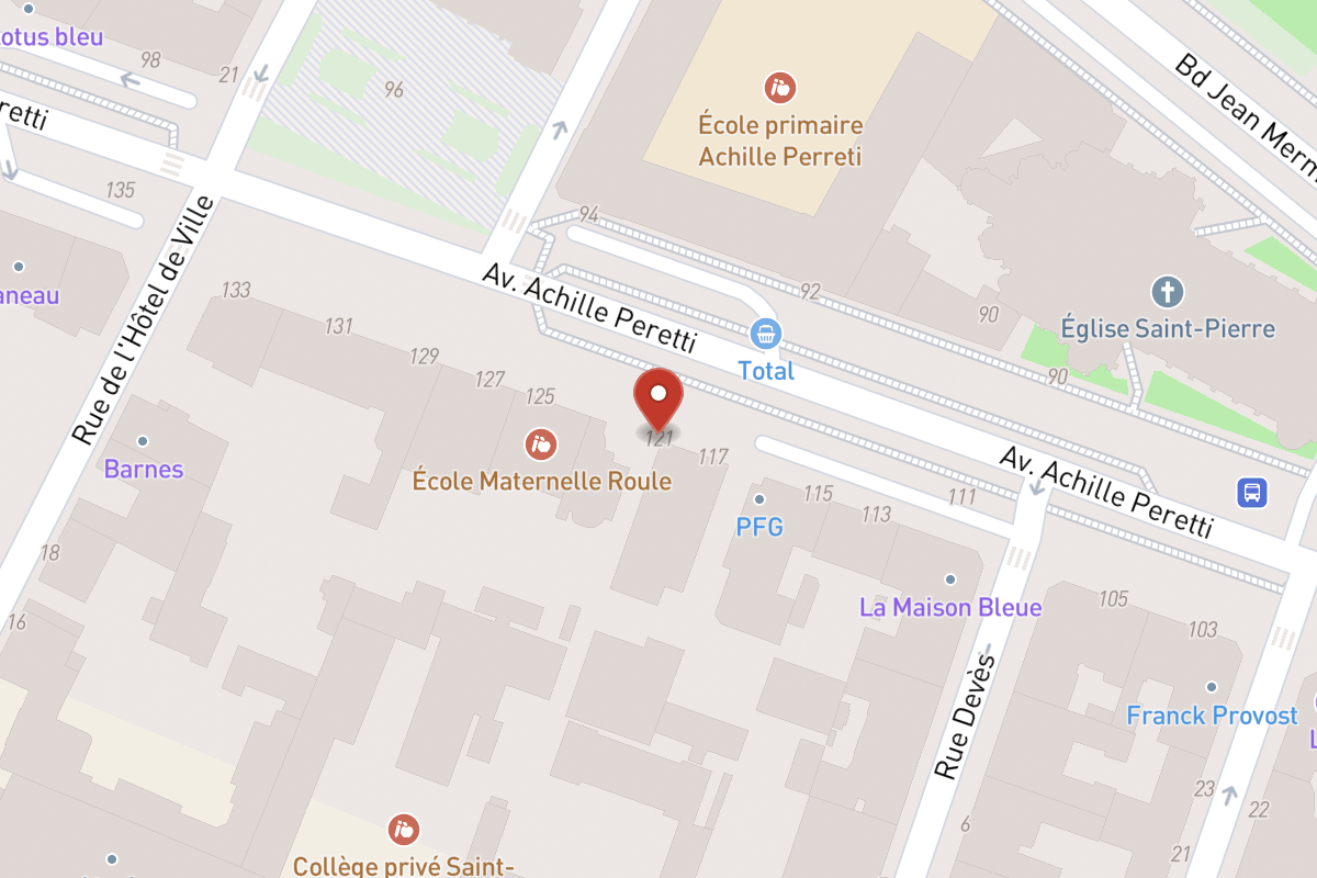 Plan de situation — 121 Avenue Achille Peretti