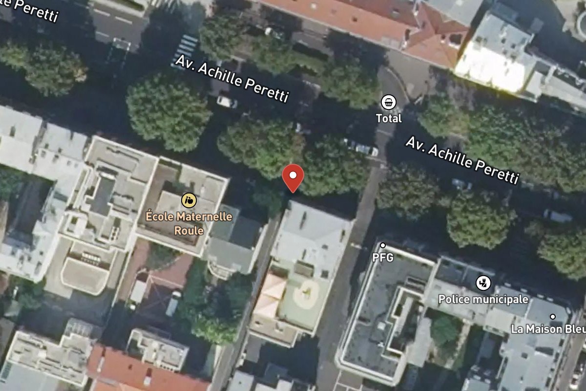 Vue satellite — 121 Avenue Achille Peretti