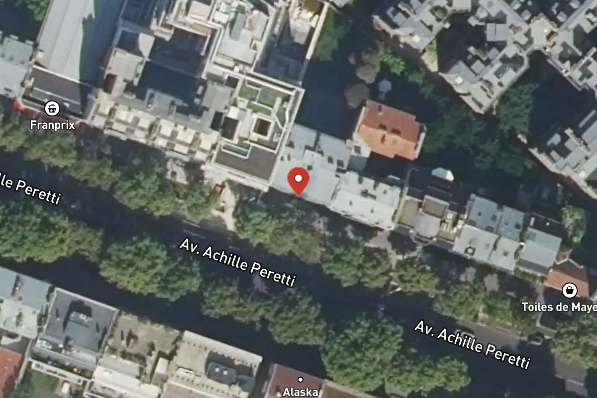 Vue satellite — 122 Avenue Achille Peretti