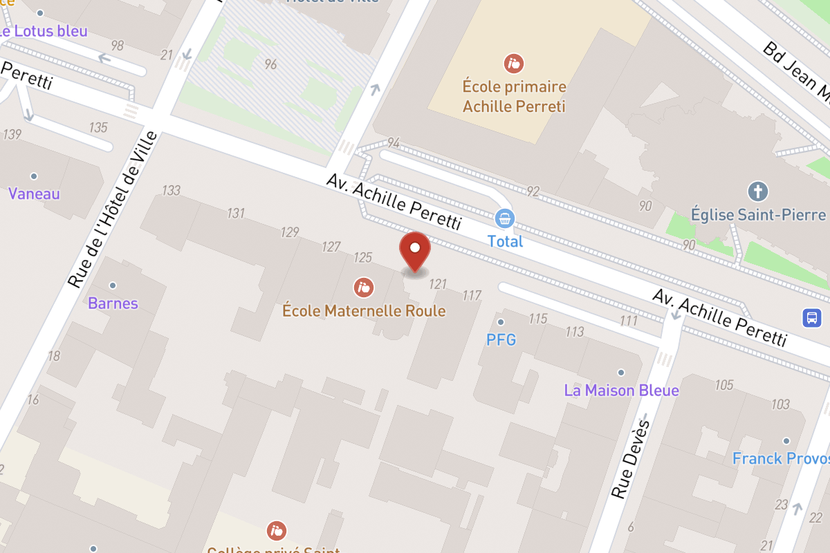 Plan de situation — 123 Avenue Achille Peretti
