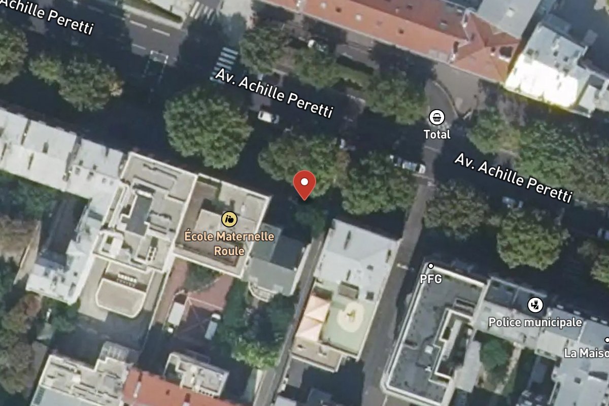 Vue satellite — 123 Avenue Achille Peretti