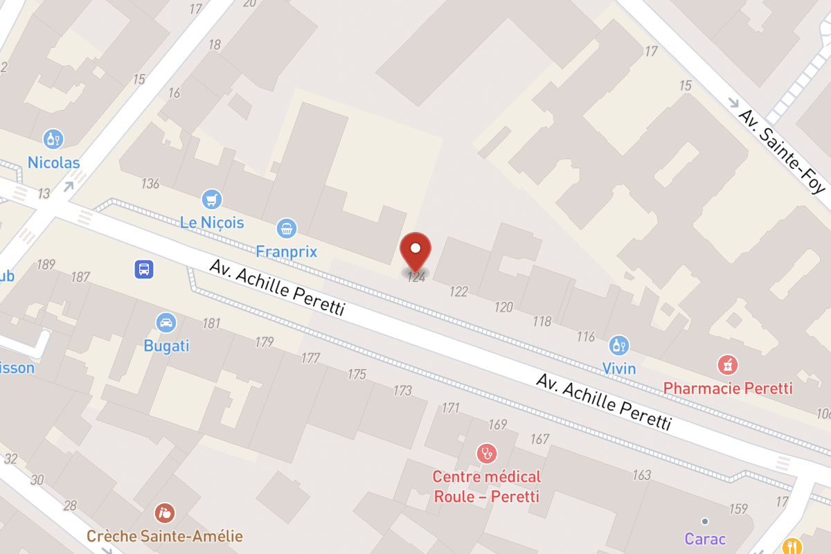 Plan de situation — 124 Avenue Achille Peretti