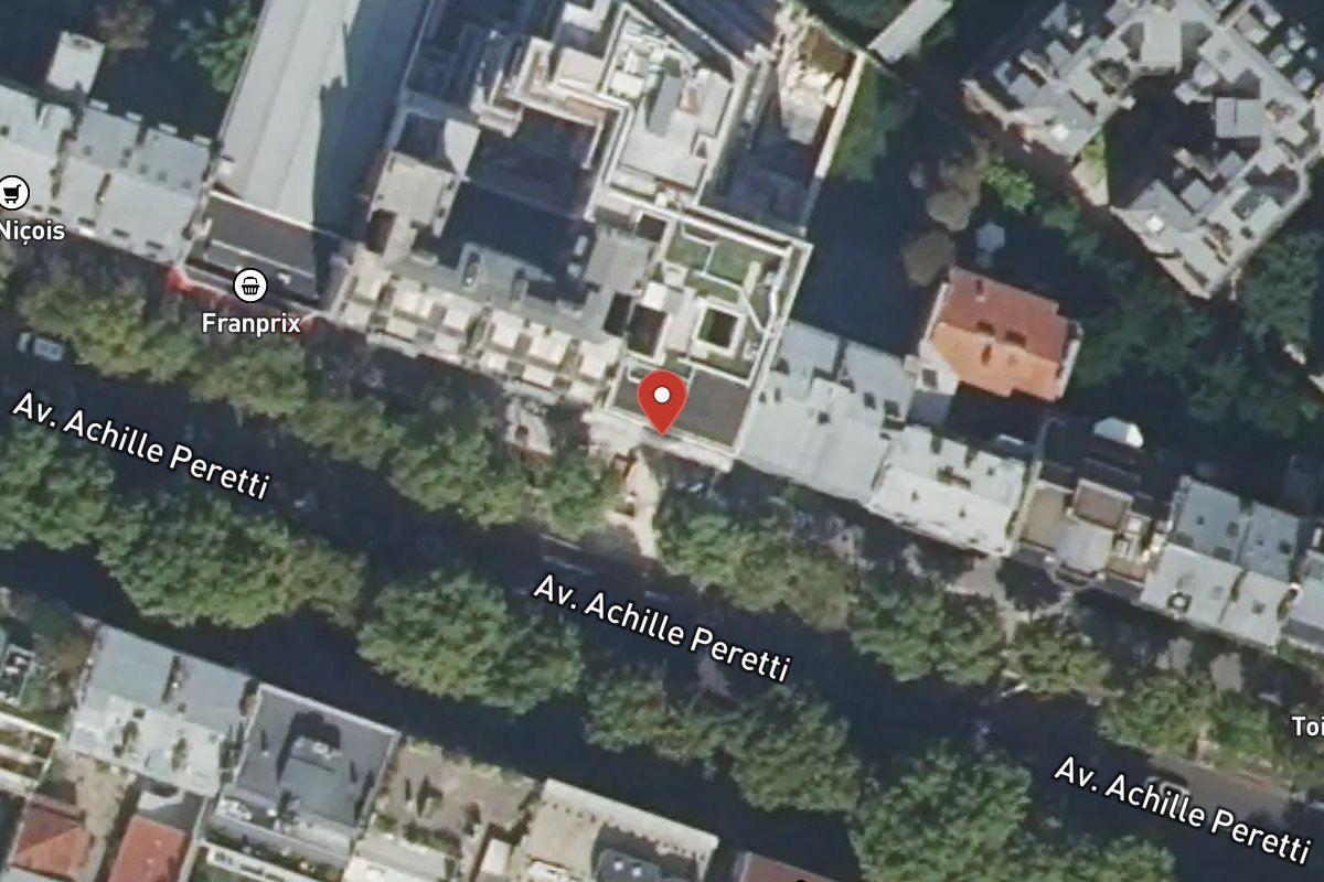 Vue satellite — 124 Avenue Achille Peretti