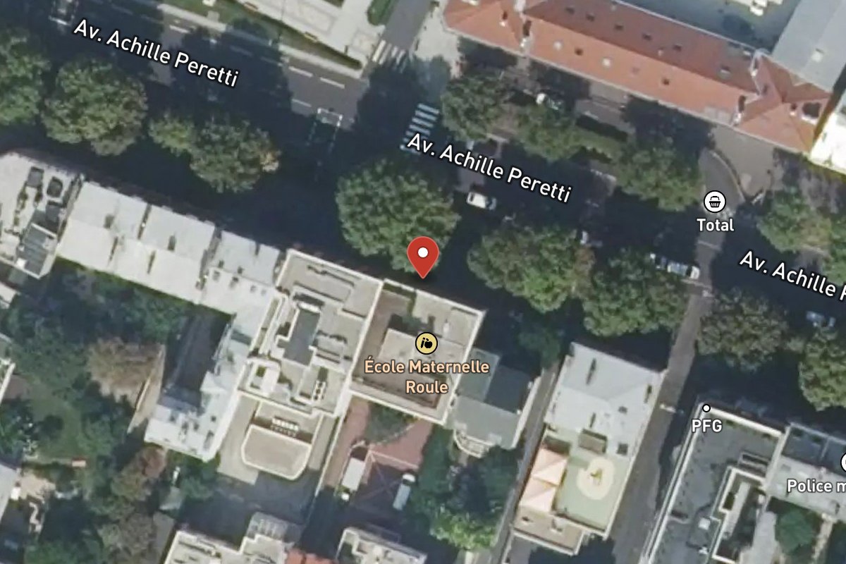 Vue satellite — 125 Avenue Achille Peretti