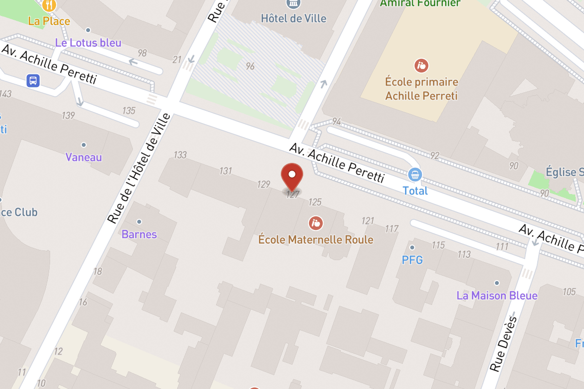Plan de situation — 127 Avenue Achille Peretti
