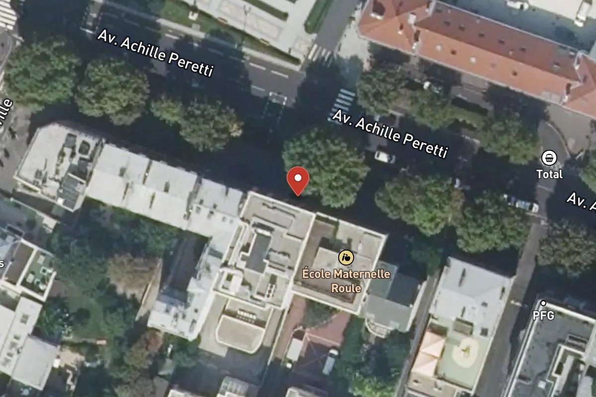 Vue satellite — 127 Avenue Achille Peretti