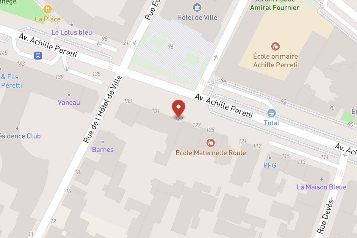 Plan de situation — 129 Avenue Achille Peretti