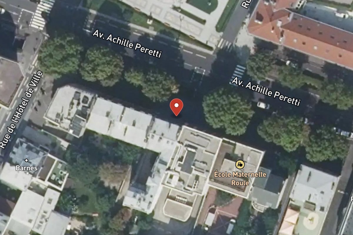 Vue satellite — 129 Avenue Achille Peretti