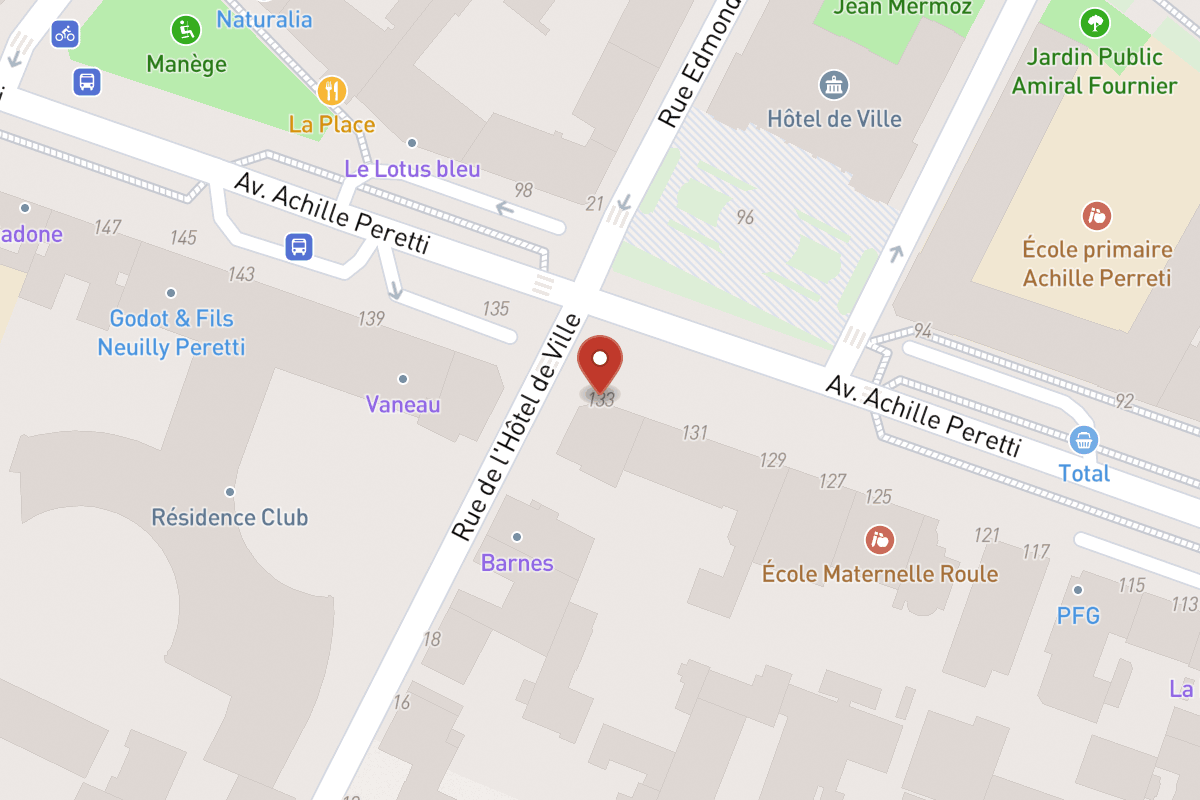 Plan de situation — 133 Avenue Achille Peretti