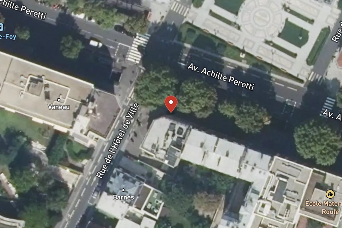 Vue satellite — 133 Avenue Achille Peretti