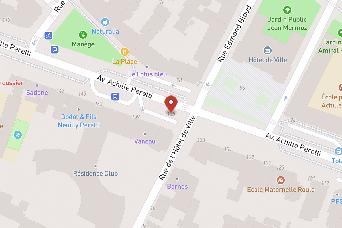 Plan de situation — 135 Avenue Achille Peretti