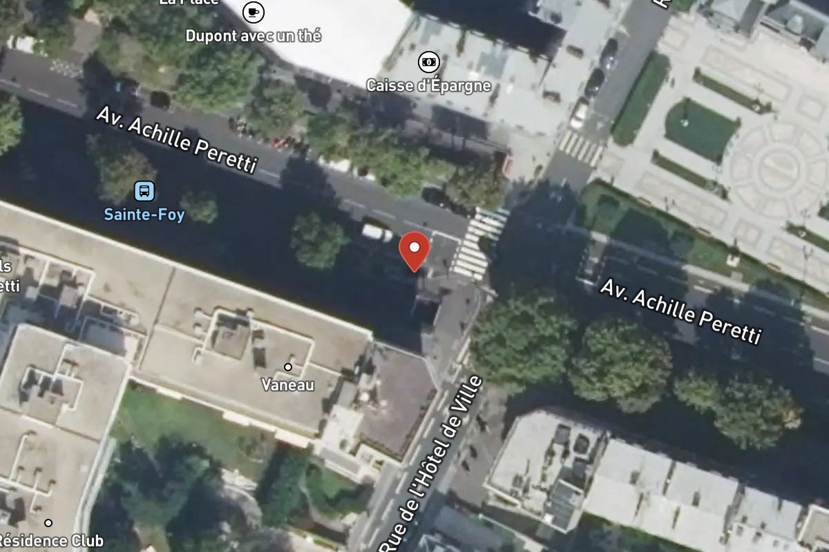 Vue satellite — 135 Avenue Achille Peretti