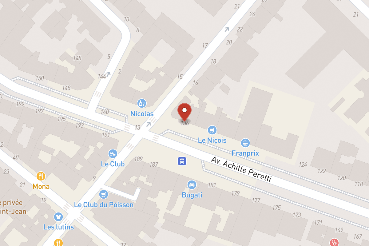Plan de situation — 136 Avenue Achille Peretti